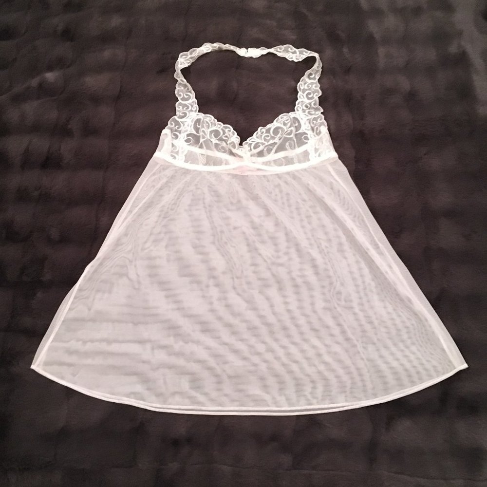 Victoria's Secret White Sheer Lingerie - Small (S) - NWOT
